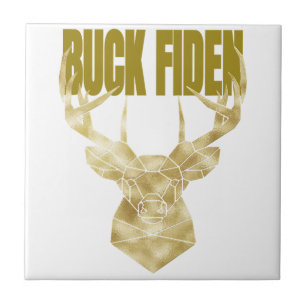 Deer Hunter Buck Fiden Political Anti-BIden Wall H Tile