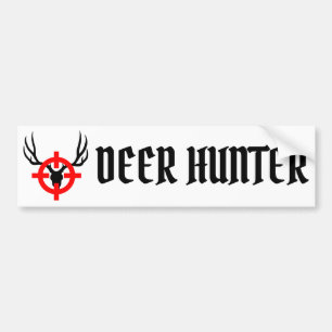 Deer Hunter - Bullseye Bumper Sticker