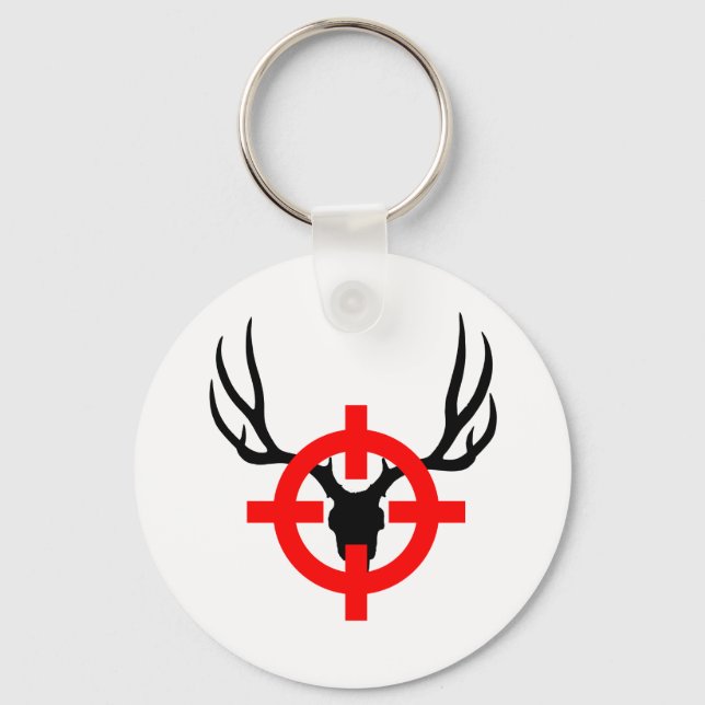 Deer Hunter - Bullseye Key Ring (Front)