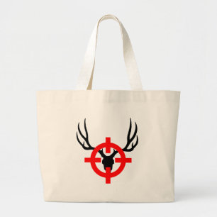 Deer Hunter - Bullseye Large Tote Bag
