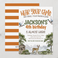 Deer Hunter Camo Birthday