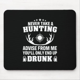 Deer Hunter Drinking Mouse Mat