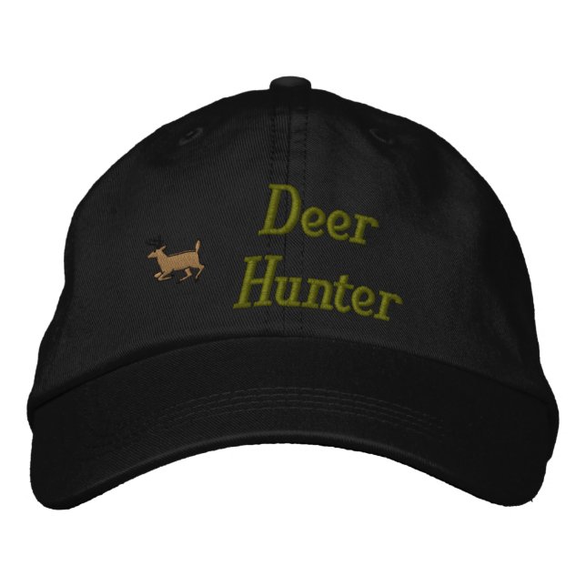 Deer Hunter Embroidered Hat (Front)