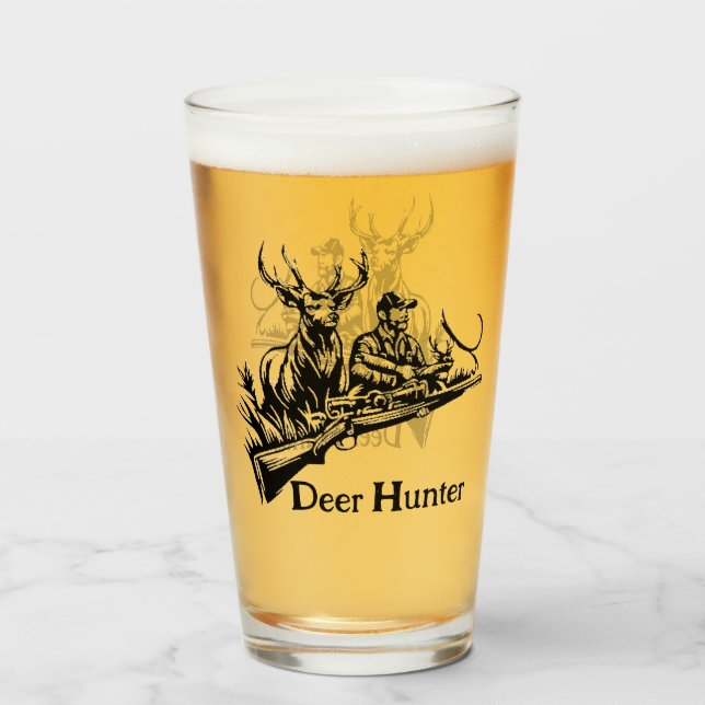 Deer Hunter Glass (Front Filled)