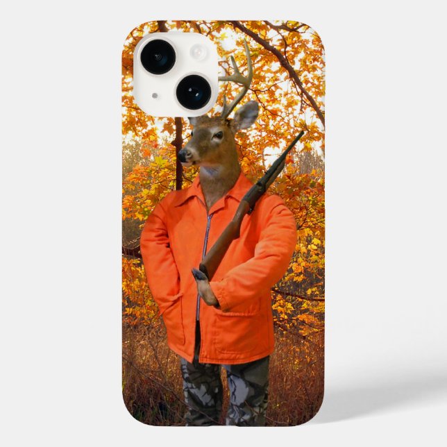 Deer Hunter In Woods Case-Mate iPhone Case (Back)