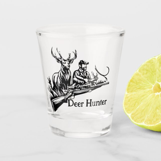Deer Hunter Shot Glass (Front)
