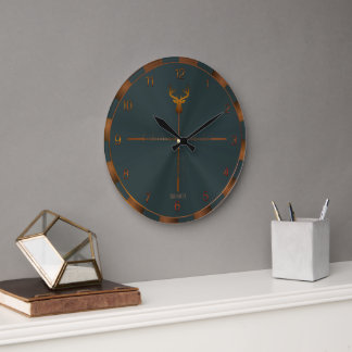 Deer Hunter Wall Clock