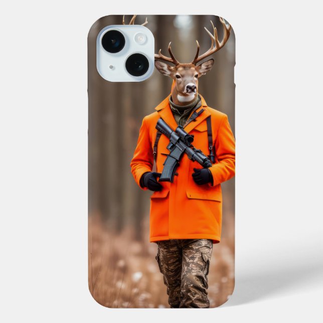 Deer Hunter With Rifle Case-Mate iPhone Case (Back)
