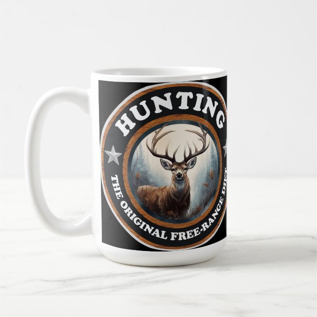 Deer Hunting #1 Coffee Mug (Left)