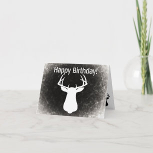 Deer Hunting Birthday Card
