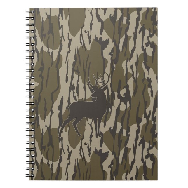 Deer Hunting Bottomland Camo Deer Bottomland Camo Notebook (Front)