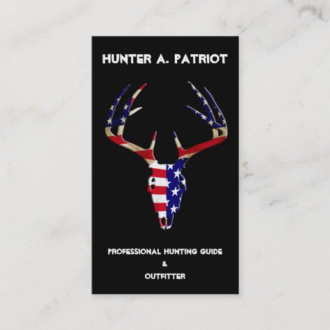 Deer Hunting - Business Card (Front)