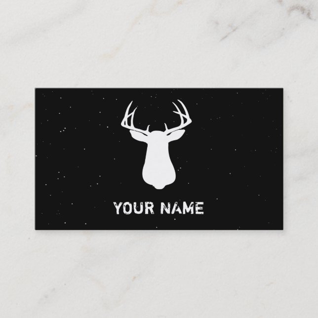 DEER HUNTING - Business Card Template (Front)