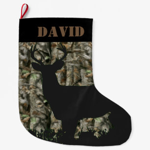 Deer Hunting Camo Christmas Stocking