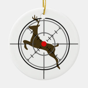 Deer Hunting Christmas Ornament