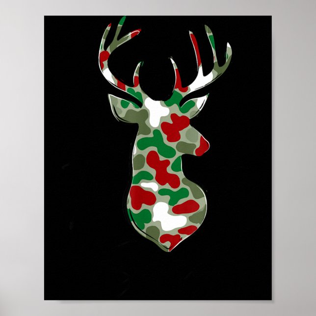 Deer Hunting Christmas Tis The Season Hunting Seas Poster (Front)