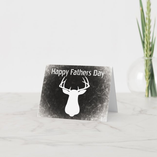 Deer Hunting Fathers Day Cards (Front)