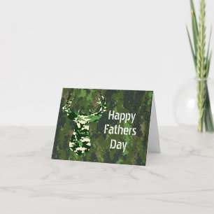 Deer Hunting Fathers Day Cards