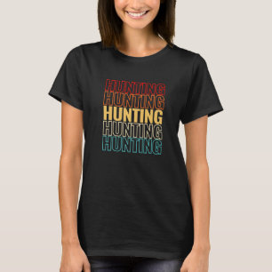 Deer Hunting For Men Hunters Deer Poaching Retro H T-Shirt