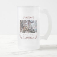 Deer Hunting Frosted Beer Mug / Stein