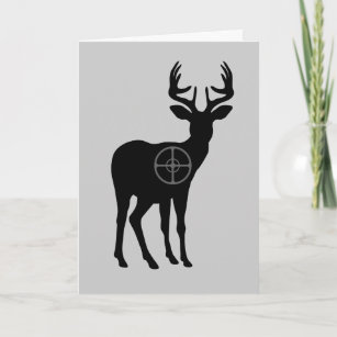 Deer Hunting Greeting Card- Blank Card
