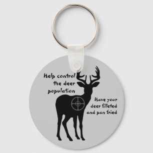 Deer Hunting Keychain