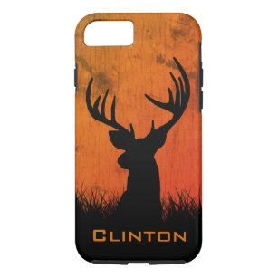 Deer Hunting Large Antlers Name Case-Mate iPhone Case