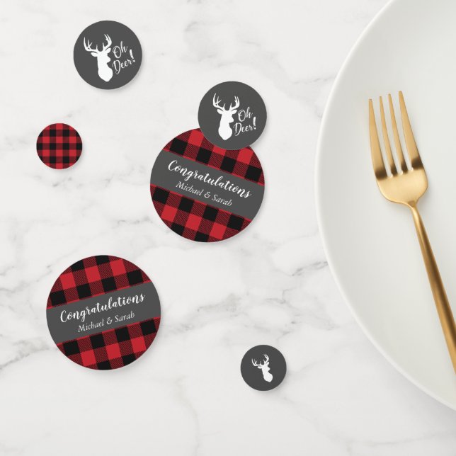 Deer Hunting Lodge Baby Shower Antlers Confetti (Group)