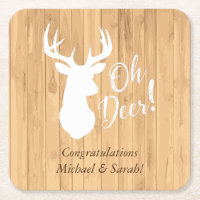 Deer Hunting Lodge Baby Shower Antlers