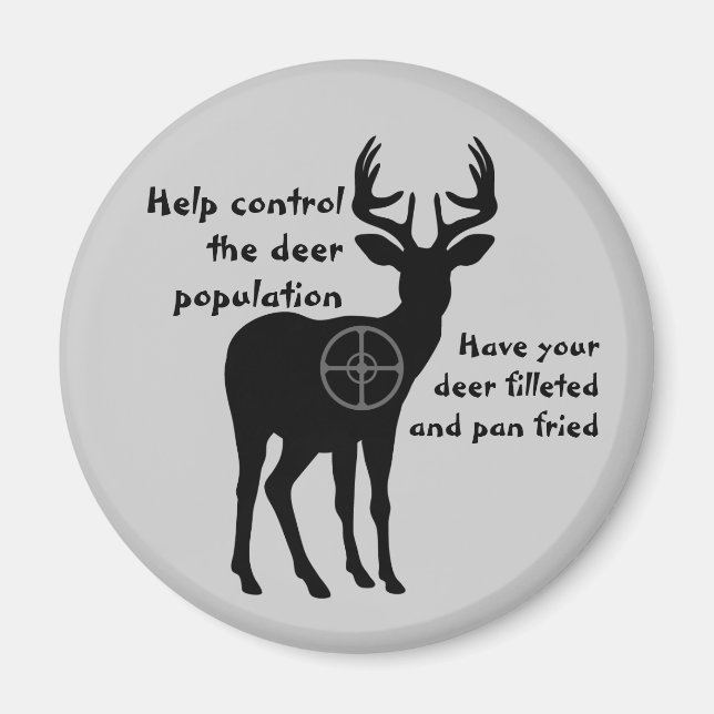Deer Hunting Magnet (Front)