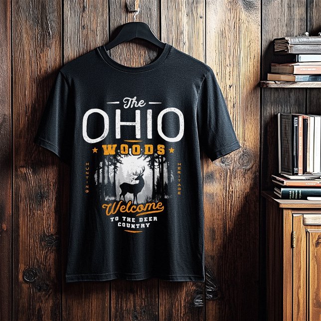 Deer Hunting Ohio Vintage T-Shirt (Deer Hunting Ohio Vintage T-Shirt)