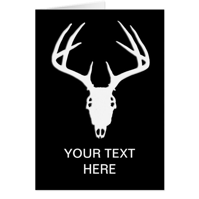 Deer Hunting Skull w/ Antlers (Front)