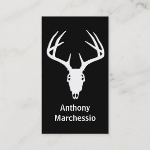 Deer Hunting Skull w/ Antlers Business Card