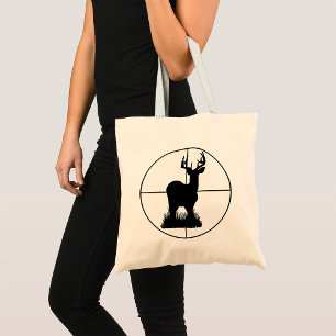 Deer Hunting Tote Bag