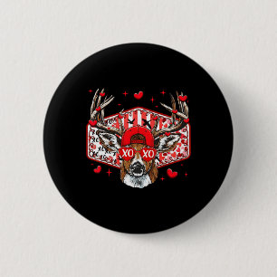 Deer Hunting Xoxo Valentine Buck Boys Cap Men Wome 6 Cm Round Badge