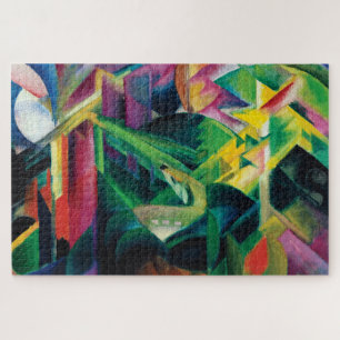 Deer in a Monastery Garden by Franz Marc Jigsaw Puzzle