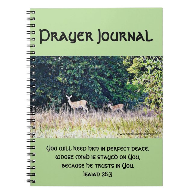 Deer In Forestland Prayer Journal (Front)
