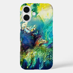 DEER IN GREEN WOODLAND iPhone 16 CASE