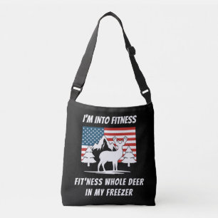 Deer In My Freezer - Deer Hunter Deer Hunting Crossbody Bag