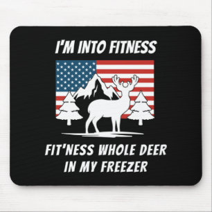 Deer In My Freezer - Deer Hunter Deer Hunting Mouse Mat