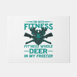 Deer In My Freezer - hunting lover Doormat
