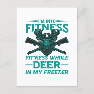 Deer In My Freezer - hunting lover Enclosure Card