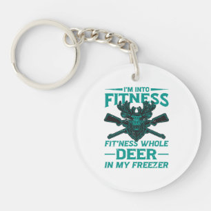Deer In My Freezer - hunting lover Key Ring