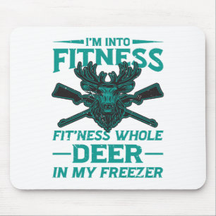 Deer In My Freezer - hunting lover Mouse Mat