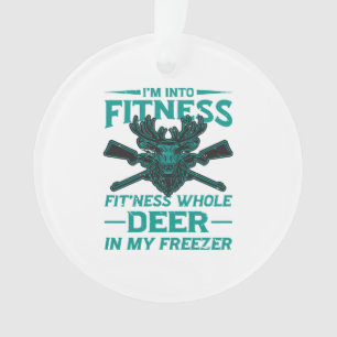 Deer In My Freezer - hunting lover Ornament