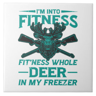 Deer In My Freezer - hunting lover Tile