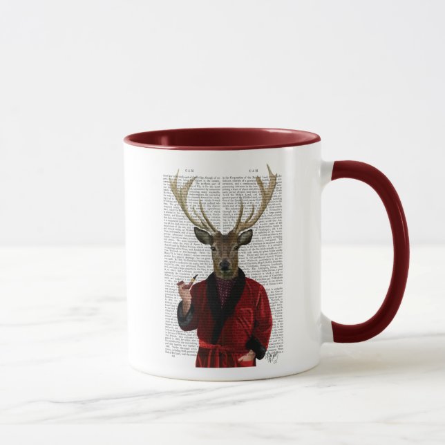 Deer in Smoking Jacket Mug (Right)