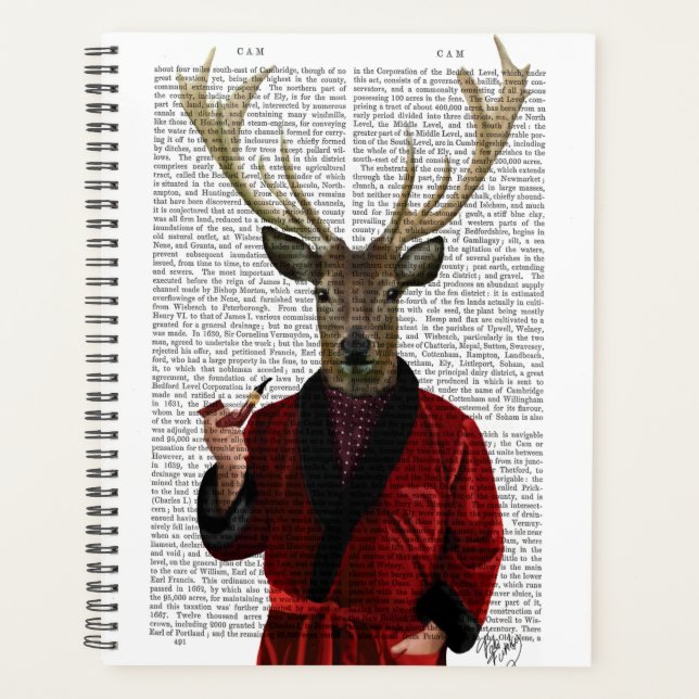 Deer in Smoking Jacket Planner (Front)