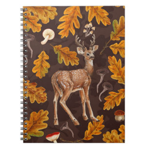 Deer in the autumnal forest 2 notebook