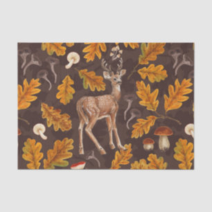 Deer in the autumnal forest 2 tissue paper